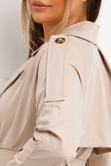 trench coat with waist belt for womens