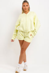 womens shorts tracksuit summer loungewear set