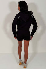 crop hoodie and shorts tracksuit co ord styledup