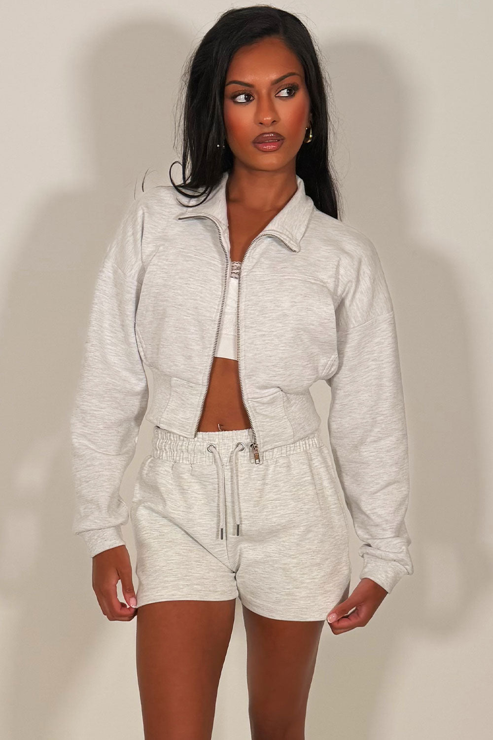 womens shorts tracksuit summer lounge set everyday outfit styledup uk