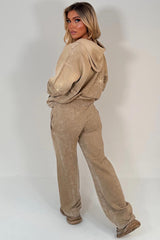 diamante rhinestone sparkly hoodie and joggers tracksuit co ord set styledup uk