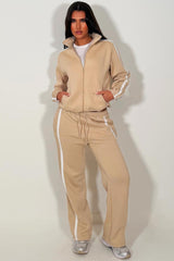 womens tracksuit with side stripes styledup 