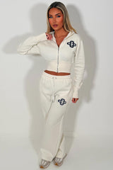womens joggers and crop corset hoodie everyday tracksuit set styledup fashion