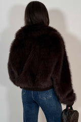 womens fur jacket zara uk premium quality 