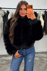 womens fur jacket zara uk premium quality 