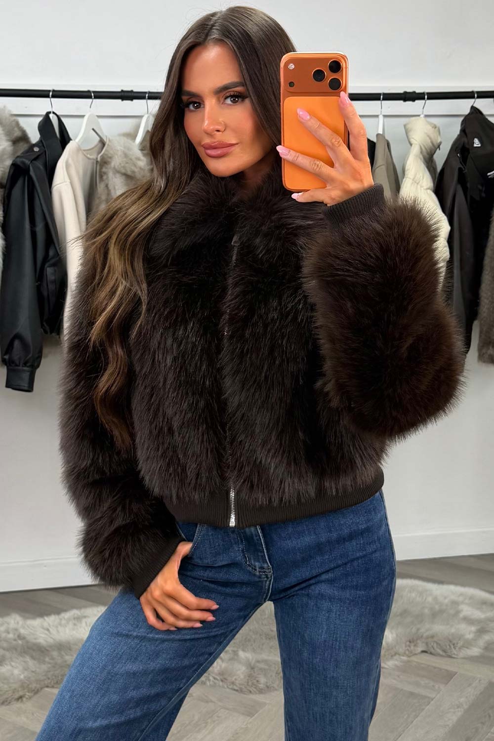 faux fur jacket zara uk styledup