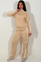 womens tracksuit co ord with side stripes lounge set casual outfit styledup sale