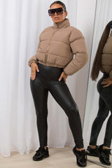 cropped padded puffer jacket back to school sale