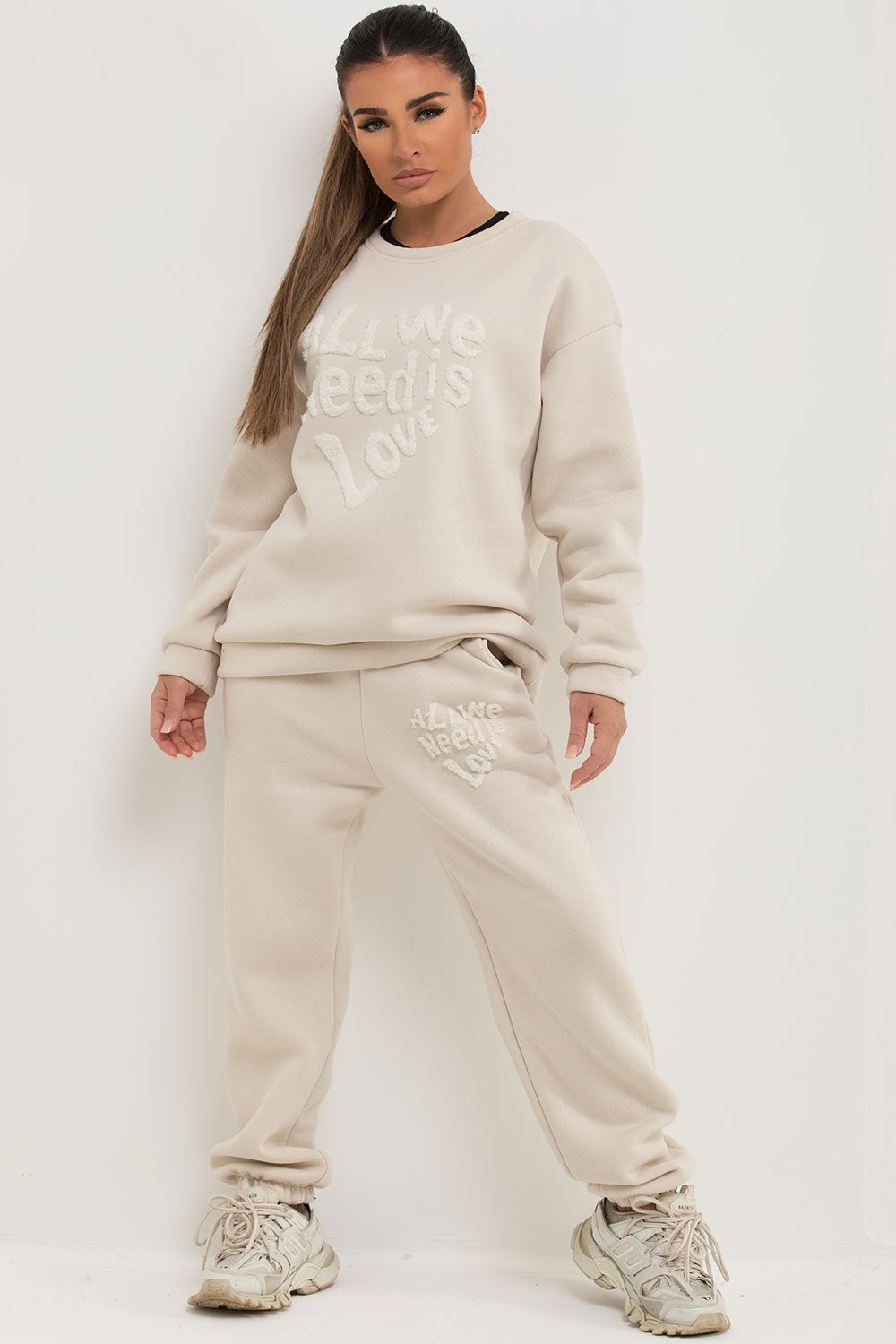 all we need is love loungewear co ord set