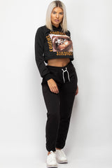 black couture graphic hoodie 