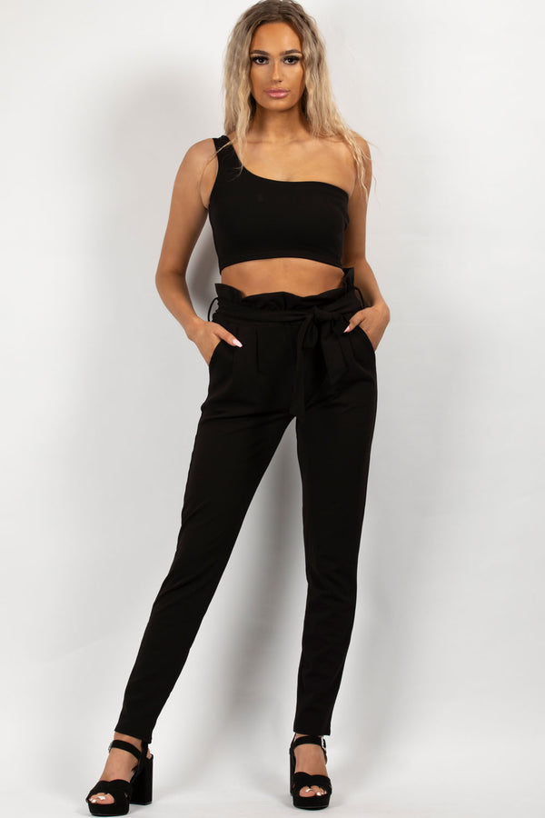 Windsor Chic Choice Paperbag Skinny Pants | Hamilton Place