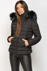 black puffer jacket on sale uk