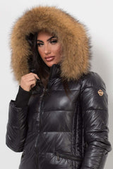 zavetti real fur jacket womens