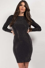 black sequin dress on sale uk 