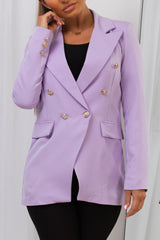 lilac blazer jacket