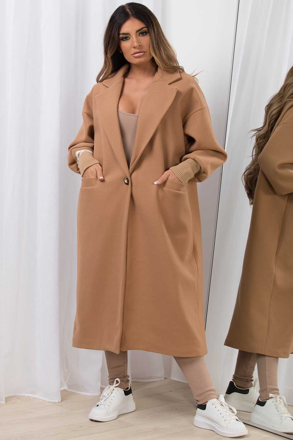 long wool coat womens