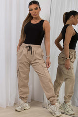 cuff bottom cargo trousers womens uk sale