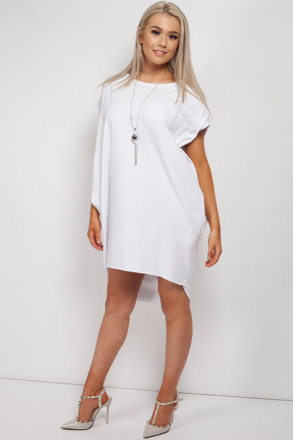 white oversized top uk
