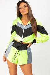 shell suit neon green 