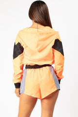 shell suit neon orange 