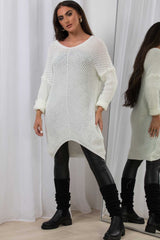 long sleeve knitted jumper womens