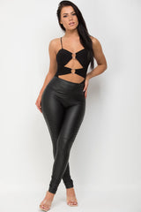 black slinky bodysuit going out top