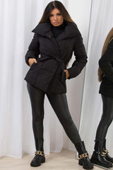 womens black duvet jacket