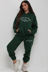 womens oversized hoodie and joggers lounge set