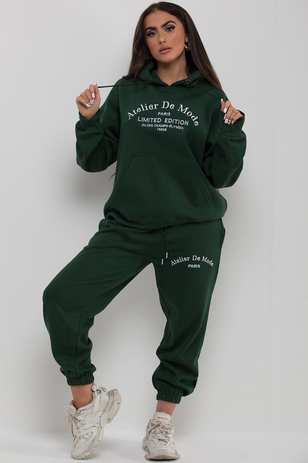 limited edition hooded loungewear set womens