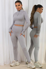 ribbed loungewear set