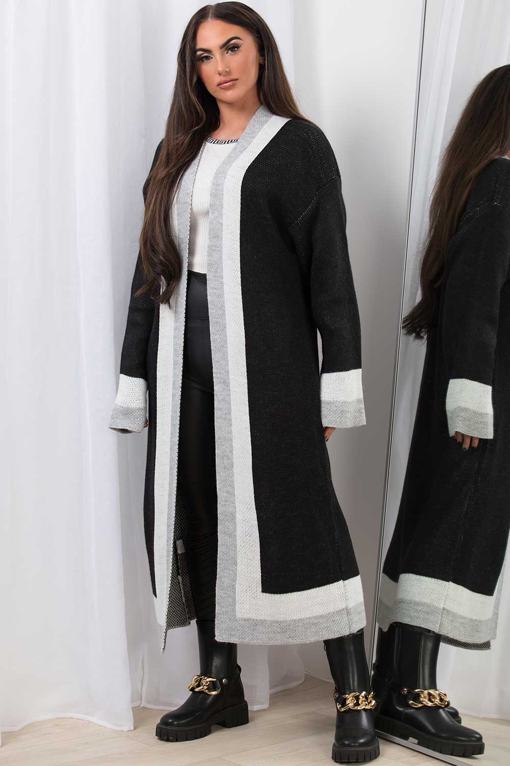 womens long maxi cardigan