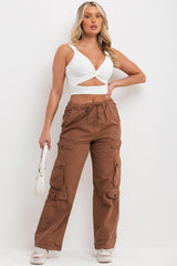 cargo trousers with side pockets