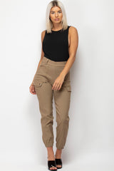 womens high waisted utility trousers 