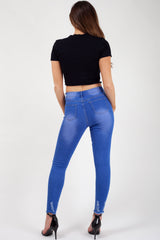 high waisted skinny jeans womens 
