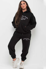 oversized hoodie and joggers loungewear set womens