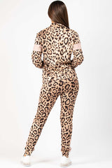 leopard print loungewear set 