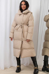 womens duvet coat with hood