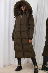 long puffer padded quilted down coat womens styledup fashion