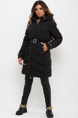 womens long coat canada goose inspired