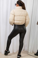cropped jacket padded puffer