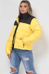 north face inspired puffer jacket