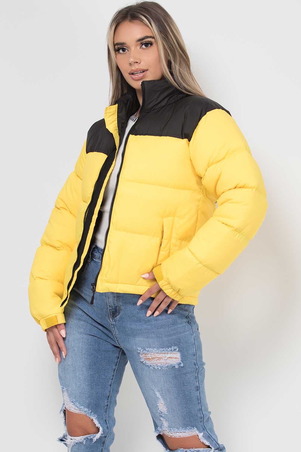 north face inspired puffer