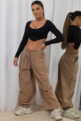 parachute shell cargo trousers festival outfits uk