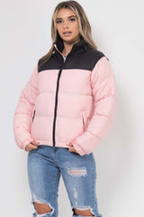 womens puffer jacket north face inspired