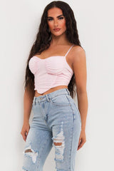 pink going out crop top uk