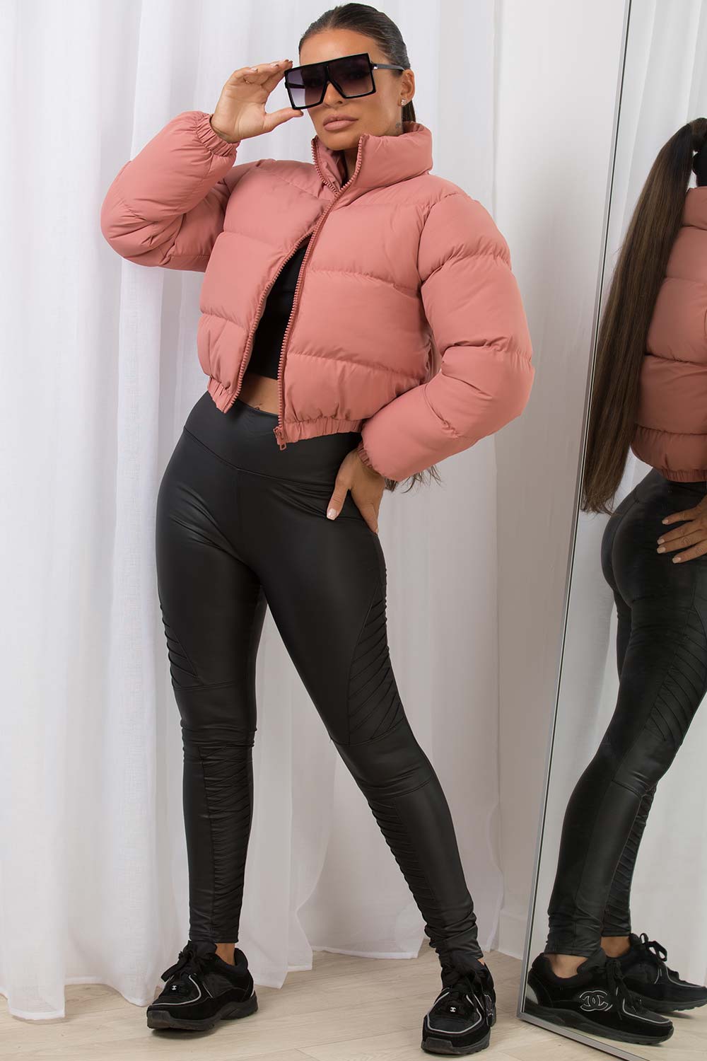 puffer cropped jacket