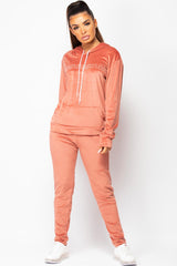 pink velour tracksuit on sale 