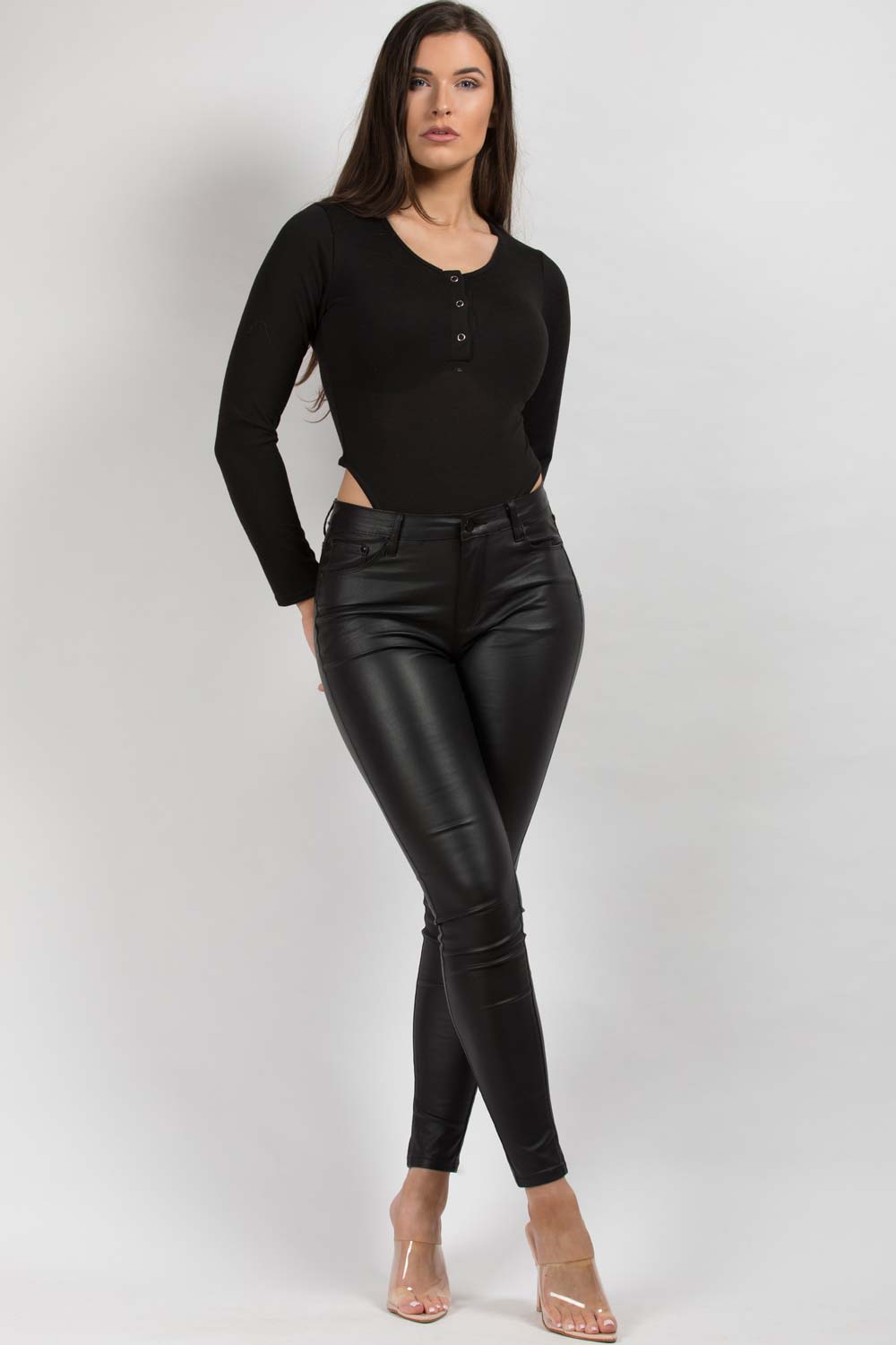 black popper bodysuit on sale uk 