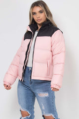 womens puffer coat north face inspired