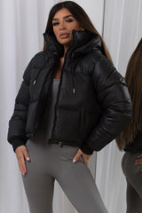 womens puffer jacket hooded sale